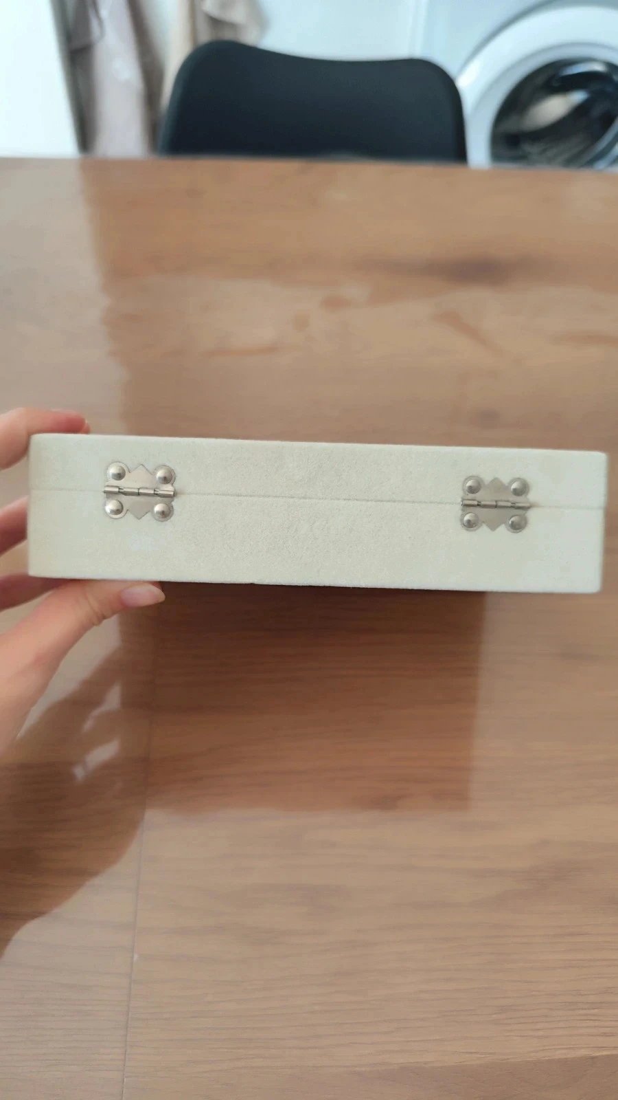 light cream soft transparent jewelry box – photo 9